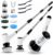 Electric Spin Scrubber for Cleaning-2 Adjustable Speeds,8 Cleaning Brushes,Cordless Cleaning Tools, Shower Scrubber with Long Handle,Power Scrubbers for Cleaning Bathroom, Tile Tub by Iopsk