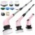 Electric Spin Scrubber Upgraded Battery with Extra-Long Runtime, IPX7 Waterproof Power Cleaner with 7 Brush Heads, 2 Speeds Adjustable Long Handle for Bathroom, Floor, Shower,… by EYEFEAT