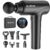Elefor Massage Gun Deep Tissue,Percussion Back Massager Gun for Athletes Muscle Massage Gun for Pain Relief with 8 Massage Heads & 20 Speeds (Matte Black) by Elefor