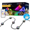 Enbrighten Vibe Eternity Permanent Outdoor Lights for House, 150ft, 108 RGBWIC LEDs, Close Spacing, 33lm, Color Changing, Christmas, Eave Lighting, Smart App, Works with Alexa,… by Enbrighten