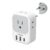 European Travel Plug Adapter USB C, TESSAN International Plug Adapter with 4 AC Outlets 3 USB Charging Ports, Type C Europe Power Adaptor for US to EU France Germany Iceland… by TESSAN