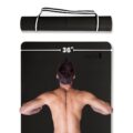Extra Wide Yoga Mat for Men Women (72″L x 36″W) Non Slip Fitness & Exercise Mat with Alignment Marks for Yoga, Pilates, Floor Workouts by gogoKIWI