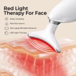 Facial Massager Red Light Therapy: 7 Color Led Neck Face Sculpting Lift Microcurrent Device for Skin Care Lymphatic Drainage Tightening Wrinkles Double Chin Dark Circle Reducer by Lunakaove