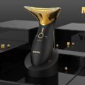 Facial Skin care Device Anti Aging Skin Tightening Firming, Facial Massager Neck Liftup Facial Beauty Tool Electric Hot & Cold for Wrinkles and Spot. Black by MARASIL