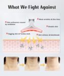 Fastaid Red-Light-Therapy-for-Face and Neck, Red Light Therapy Wand, 7 Color Led Face Neck Massager for Skin Care, White by Fastaid