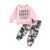 Fernvia Toddler Girls Clothes 2T 3T 4T 5T Fall Outfits Baby Pullover Sweatshirt & Camouflage Pants Set Kids Winter Sweatsuit by Fernvia