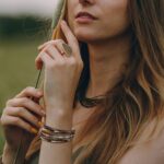 Fesciory Leather Wrap Bracelets for Women, Boho Leopard Multi-Layer Crystal Beads Cuff Bracelet Jewelry by Fesciory