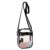 Fibrdoo Clear Crossbody Purse Bag, Clear Bag Stadium Approved with Front Pocket for Concerts Sports Festivals by Fibrdoo