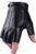 Fingerless Driving Gloves PU Faux Leather Outdoor Sport Half Finger Glove for Men Women Teens by Wepop