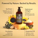Firming Body Massage Oil with Collagen & Stem Cell – Helps Smooth The Appearance of Cellulite & Improve Skin Texture – Refreshing Aromatherapy Body Oil for Legs & Full Body – 8... by M3 Naturals