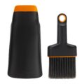 Fiskars Planting Soil Scoop and Brush Set Garden Tool for Indoor Gardening, Mess Control for Transplanting and Repotting, Made with Recycled Plastic by Fiskars