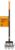 Fiskars Tiller Cultivator for Garden and Lawn, Extendable (40″- 60″) Gardening Hand Tool, Telescoping Rotary Hand Cultivator Tool for Soil or Reseeding Grass by Fiskars