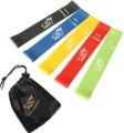 Fit Simplify Resistance Loop Exercise Bands with Instruction Guide and Carry Bag, Set of 5 by Fit Simplify