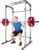Fitness Reality Power Cage Squat Rack with Optional LAT Pulldown, Cable Crossover, 800 lb Capacity, Multi-Grip Pull-Up Bar, Adjustable Safety Bars, Strength Training for Home Gym by Fitness Reality
