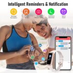 Fitness Tracker with 24/7 Heart Rate, Blood Oxygen Blood Pressure Sleep Monitor, Activity Trackers 5 ATM Waterproof,Step Calorie Counter Pedometer Health Smart Watch for Women... by Zeacool