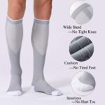 FITRELL 3 Pairs Compression Socks for Women and Men 20-30mmHg-Circulation Support Socks by FITRELL