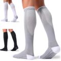 FITRELL 3 Pairs Compression Socks for Women and Men 20-30mmHg-Circulation Support Socks by FITRELL