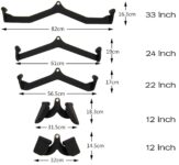 Fitvids Multifunctional Home Gym System Workout Station Multiple Grip Handles, 5-Piece Combo by Fitvids