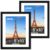 FIXSMITH 8×10 Picture Frame Set of 2, Photo Frame with HD Plexiglass, Display Pictures 5×7 with Mat or 8×10 Without Mat Multi Picture Frames Collage for Tabletop or Wall… by FIXSMITH