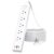 Flat Plug Power Strip, 10 Ft Ultra Thin Flat Extension Cord, Surge Protector with 5 Outlets & 3 USB Ports (2 USB C), 1700 Joules, Wall Mount, Desktop Charging Station for Home… by HOPOW