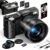 FLATIC Digital Camera with WiFi, 5K 64MP Cameras for Photography with 180° Flip Screen for YouTube, 18X Zoom Autofoucs Vlogging Camera with 64GB Card, Wide & Macro Lens, 2… by FLATIC
