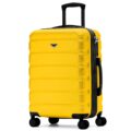 Flight Knight 24x16x10 Expandable Carry On Suitcase Hardside TSA Lock USB C Lightweight Luggage Silent Double Spinner Wheels Maximum Overhead Carry-On Bag For Virgin & South… by Flight Knight