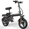 Foldable Electric Bike for Adults, 14″ Folding E-Bike with 500W Peak Motor, Electric Bicycle with 48V Removable Battery UL 2849 Certified, 25 Miles PAS Range, Electric Commuter… by REOCRO
