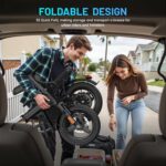 Foldable Electric Bike for Adults, 14" Folding E-Bike with 500W Peak Motor, Electric Bicycle with 48V Removable Battery UL 2849 Certified, 25 Miles PAS Range, Electric Commuter... by REOCRO