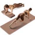 Foldable Fitness Yoga Mat | 2/5″ (10MM) Extra Thick | SGS Certified Non-Slip TPE | 75×26″ Extra Long-Wide | Portable & Easy Store | for Yoga, Pilates, Home Gym & Full-Body Workouts by PAIDU