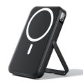 for Magsafe Battery Pack 10000mAh Power Bank with Foldable Stand Portable Charger,PD 22.5W Fast Charge,Travel Essential Wireless Charger for iPhone 17/16/15/14/13/12 Series–Black by LENUTO