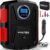 FORTEM Portable Tire Inflator 150 PSI, Air Compressor for Car, 110V AC 12V DC Air Pump for Bike Tires, Digital Tire Pressure Gauge w/Auto Shut Off, LED Light, Carrying Case by FORTEM