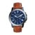 Fossil Men’s Grant Quartz Stainless Steel and Leather Chronograph Watch by Fossil