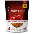 Fruitables Baked Dog Treats, Healthy Pumpkin Treat for Dogs, Low Calorie & Delicious, Free of Wheat, Corn and Soy, Made in the USA, Apple and Crispy Bacon Flavor, 12oz by Fruitables