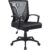 Furmax Office Chair Ergonomic Computer Desk Mesh Chair Mid Back Swivel Lumbar Support with Armrest (1, Black) by Furmax