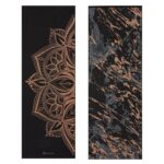 Gaiam Yoga Mat - Premium 6mm Print Reversible Extra Thick Non Slip Exercise & Fitness Mat for All Types of Yoga, Pilates & Floor Workouts (68" x 24" x 6mm Thick) by Gaiam