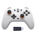 GameSir Nova Lite 2.4g Wireless Controller for Windows PC, iPhone, Android, Switch & Steam Deck, Bluetooth Controller Gamepad with Hall Effect Trigger,Turbo,Rumble Vibration(White) by GameSir