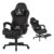 Gaming Chair, 400 lbs Adult Chair, High Back Computer Chair with Footrest and Linked Armrests, Office Video Game Chair with Lumbar Support (Black) by Gamtimer