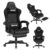 Gaming Chair,Ergonomic Computer Chairs for Adults with Footrest, PU Leather Office Chair with Adjustable Lumbar Support & Pocket Spring Cushion – Heavy Duty 400lb Capacity Gamer… by Opiesit
