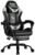 Gaming Chair with Footrest Racing Style Lumbar Support Massager Video Game Chair with Metal Legs, High Back Reclining Gamer Chair with Headrest, 360° Swivel Office Computer Desk… by Czlolo