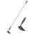 Garden Hoe, Long Handle Hoe Garden Tool with Non-Slip Silicone Cover, 56-Inch Stainless Steel Handle, Heavy Duty Hoe with Durable Blade, for Digging Loosening Weeding Planting by YEELOR