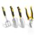 Garden Tool Set 4-Piece,Heavy Duty Aluminum Gardening Tools,Rust-Proof Gardening Hand Tools,with Non-Slip Ergonomic Handle,The Ideal Gift for Garden Enthusiasts. by FrutPunch