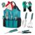 Garden Tool Set, Gardening Gifts for Women, Men, Mom, Dad, 11-Piece Heavy-Duty Aluminum Hand Tools Set with Tote Bag, Ergonomic Handles, Rust-Proof Starter Garden Kits,… by FiveJoy