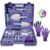 Garden Tool Set, Stainless Steel Heavy Duty Gardening Tools 30 PCS w/Floral Print, Trowel Rake Weeder Pruner Shears Sprayer Digging Claw Gloves, Ideal Gardening Set for Women by Tbltaca