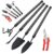Garden Tools Set with Extension Handles, 5 Piece Thick Gardening Hand Tools, Heavy Duty Steel Rust-Proof Weeding Planting Tool Ideal Gardening Kit Gifts for Women and Men by COCONUT