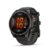 Garmin fēnix® 8 Pro, 51mm, AMOLED Display, Premium Connected Multisport GPS Smartwatch, inReach® Technology, Sapphire, Carbon Gray DLC Titanium with Black/Pebble Gray Silicone Band by Garmin