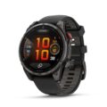 Garmin fēnix® 8 Pro, 51mm, AMOLED Display, Premium Connected Multisport GPS Smartwatch, inReach® Technology, Sapphire, Carbon Gray DLC Titanium with Black/Pebble Gray Silicone Band by Garmin