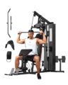 GarveeLife Home Gym Equipment Machine, Full Body Workout Machine with 150LBS Weight Stack, Multifunctional All in One Exercise Station with Preacher Curl Pad, Leg Developer for… by GarveeLife
