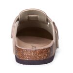 Genuine Suede Clogs for Women Men Soft Cork Footbed Leather Mules Comfort Potato Shoes with Arch Support by ODOLY