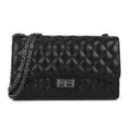 Gladdon Quilted Crossbody Purse for Women Trendy Ladies Shoulder Bag with Chain Designer Purses by Gladdon