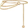 Glamorstar Multilayer Metal Waist Chain Dress Belts Metal Belt for Women by Glamorstar